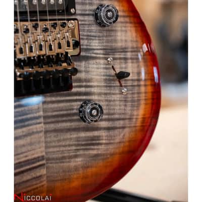 PRS SE Custom 24 Floyd Charcoal Cherry Burst image 13
