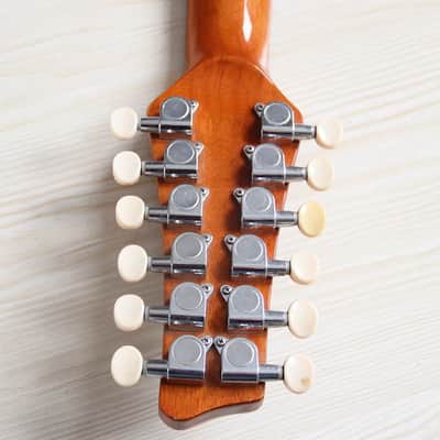 12 String Acoustic Electric Guitar 36 Inch, Laminated Spruce Top Body, Okoume Wood Neck image 8