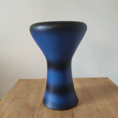 Sonika Sonika all clay practice darbuka 2020's - Black and deep blue finish image 2