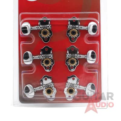 Grover V98CM Vintage Sta-Tite 3x3 Guitar Tuners Tuning Machines, Set of 6 image 8