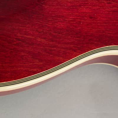 Epiphone Sheraton E212TV Arch Top Semi-Hollow Body Electric Guitar (1964), ser. #67842, black hard shell case. image 15