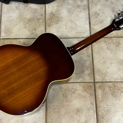 1976 Ibanez MIJ Made in Japan Model 698-12 Jumbo 12 string Acoustic Guitar Sunburst image 5