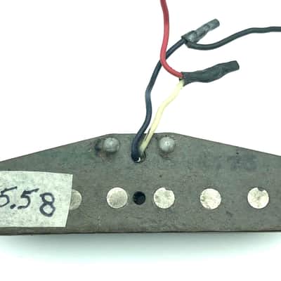 Vintage 1975 Fender Stratocaster Gray Bottom Alnico V Pickup Grey image 5