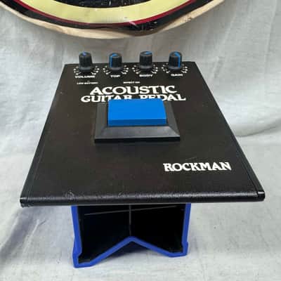 Rockman SR&D Tom Scholz Acoustic Guitar Pedal (blue button) - missing 1 battery cover image 3
