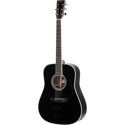 Martin D-35 Johnny Cash Special Edition Acoustic Guitar - Black image 4
