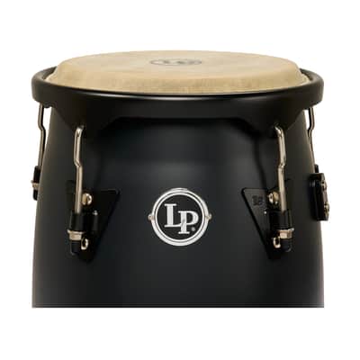 Latin Percussion 10"/11" Discovery II Conga Set w/ Aluminum Stand - Onyx image 4