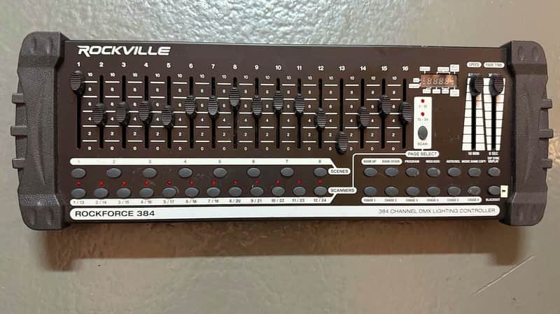 Rockville Rockforce 384 DMX Lighting Controller V2 (Used) image 1