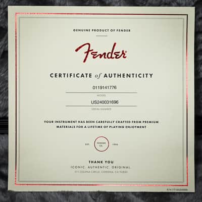 Fender American Ultra II Stratocaster w/ Ebony Fingerboard- Noble Blue (US240031696) image 6
