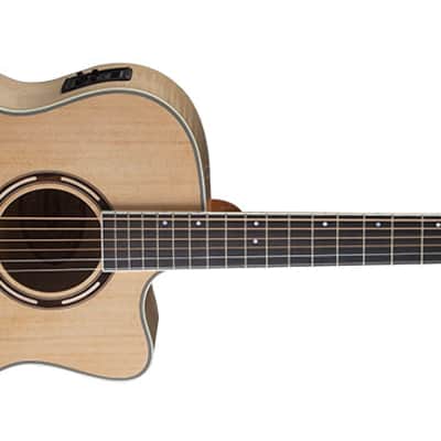 Washburn AG40CEK Flamed Maple Grand Auditorium with Electronics Natural image 1