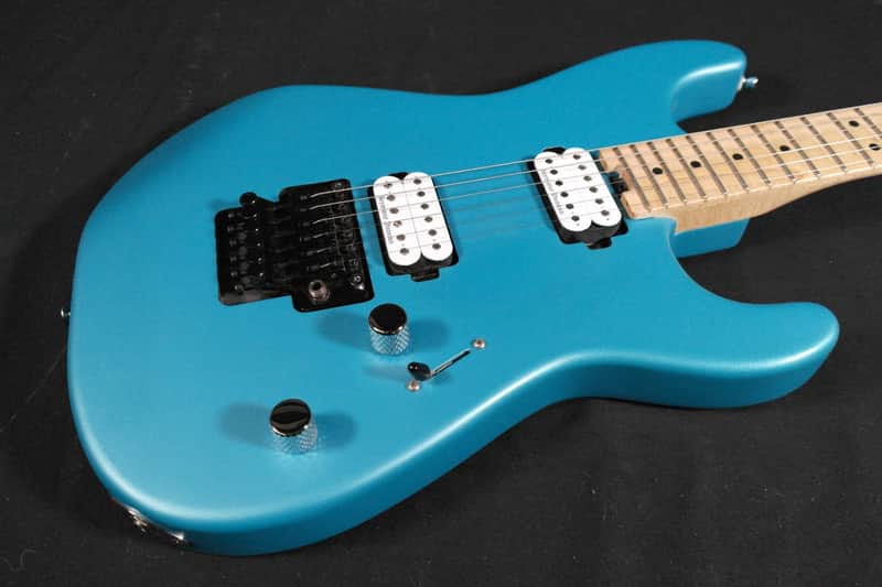 Charvel Pro-Mod San Dimas Style 1 HH FR Maple Fingerboard - Matte Blue Frost image 1