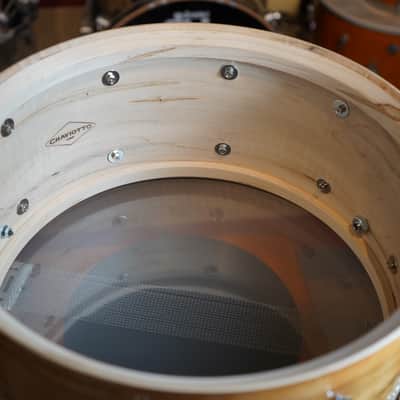 Craviotto Private Reserve Curly Ambrosia Maple Snare Drum - 14x7- 2016 New Old Stock! image 7