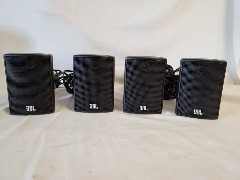 JBL 135SAT Satellite Speakers - Bundle of 4 Speakers With Speaker