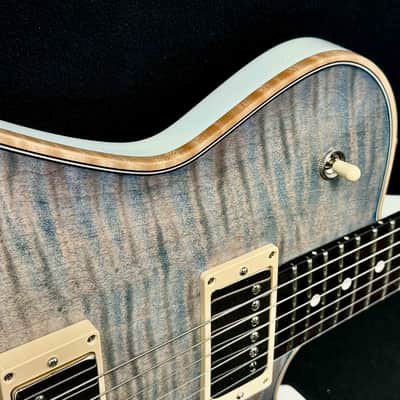 Knaggs Guitars - Kenai - Gloss Nitro Winter Solstice & White - T2 Maple/Mahogany Body - Mohogany Neck - Ebony Fret Board & Head Stock - Nickel Hardware - Bare Knuckle Mules - w/OHSC - Call for Best Price !!! image 6