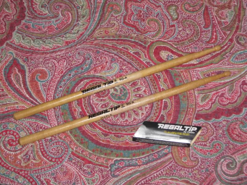 one pair (new old stock) very near A+ condition Regal Tip SG-A maple wood / natural stain finish (with packaging) from 2000s / 2010s image 1