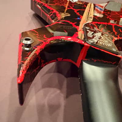 B.C. Rich USA Custom Shop Stranger Things “Eddie's” NJ Warlock 2022 Relic Crackle image 14