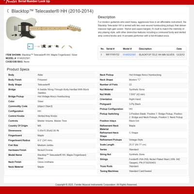 Fender Blacktop Telecaster HH 2011 - Silver image 21