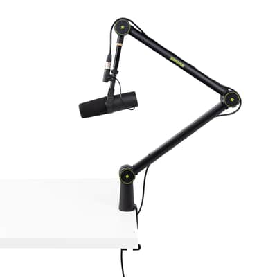 Shure by Gator Deluxe Articulating Desktop Podcasting Mic Boom Arm with Cable Management Channel; (SH-BROADCAST1) image 3