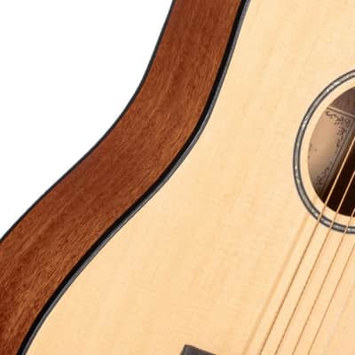 Discover Perfect Tone and Portability: Cort Standard ADMINI-OP 3/4 Spruce Top Guitar with Bag! image 12
