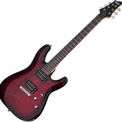 Schecter C-6 Plus - See-Thru Cherry Burst (447) image 9