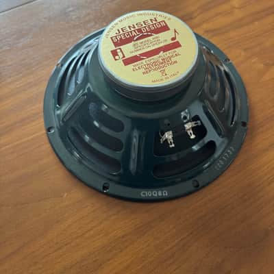 Jensen C10Q Vintage Ceramic 10" 40-Watt 8ohm Guitar Speaker 2010s - Green image 1
