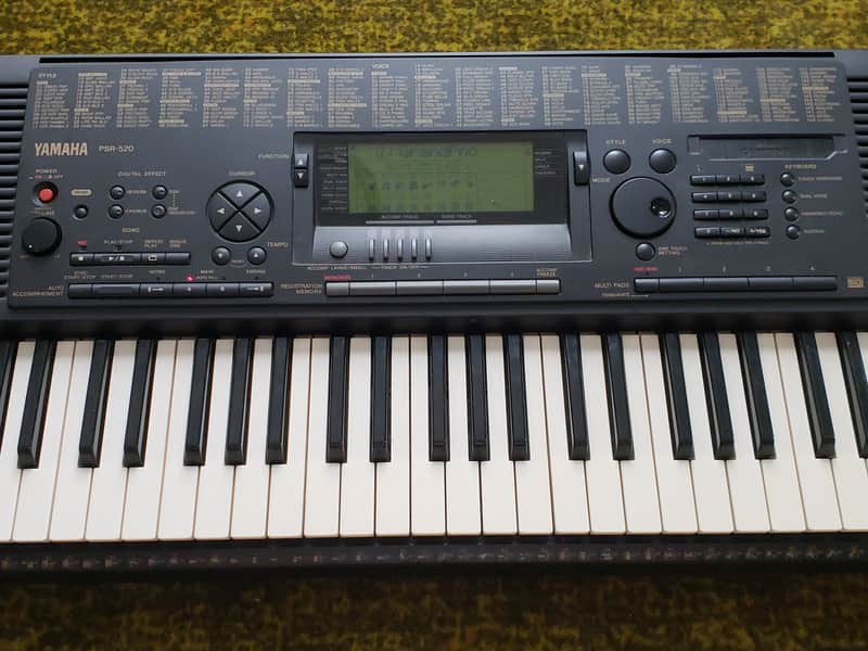 キーボード　YAMAHA　PSR-520 YAMAHA PSR 520 (STYLES and sounds demonstration) - YouTube