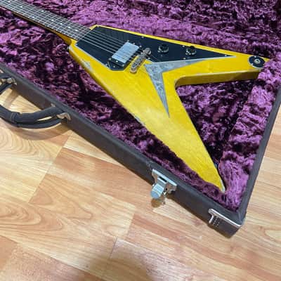 Gibson Custom Shop Master Artisan Collection Leo Scala Classic Black Flying V 2022 Korina image 6