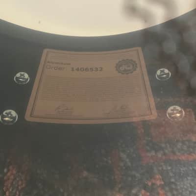 Dw Collectors 6.5 x 14 Aluminum 3mm Snare Drum - Black Powder Coated w/Gold Hw image 6