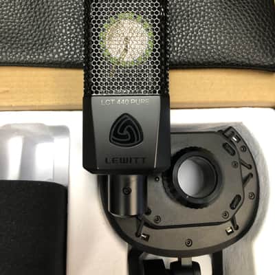 Lewitt LCT-440-PURE Large Diaphragm Cardioid Condenser Microphone 2010s - Black image 1