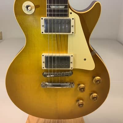 Gibson Custom 1958 Les Paul Standard Reissue Electric Guitar - Murphy Lab Light Aged Lemon Burst image 1