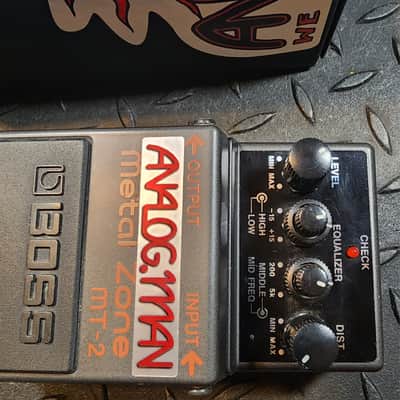 Boss Modded MT-2 Metal Zone Analogman Pro Mod Metal Distortion image 3