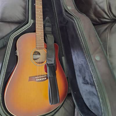 *With Case, Strap and Capo* Seagull Entourage Dreadnought CW QIT 2010s - Autumn Burst image 14