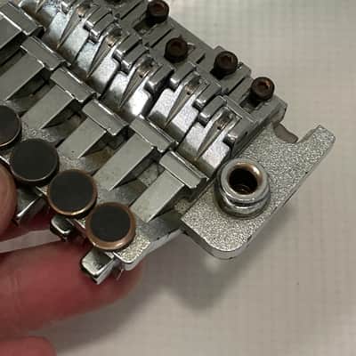 1980's Kramer Striker Guitars Chrome Floyd Rose II Licensed Tremolo Guitar Bridge image 13