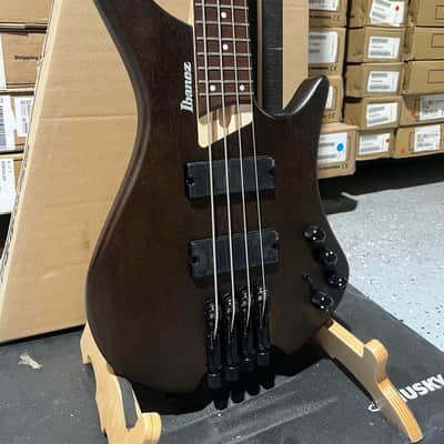 Ibanez Bass Workshop EHB600 Electric Bass Guitar - Walnut Flat image 2
