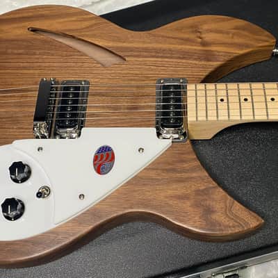 NEW! Rickenbacker 330W Walnut - Semi Hollow Electric Guitar - Authorized Dealer - 7.1 lbs - G07464 image 3
