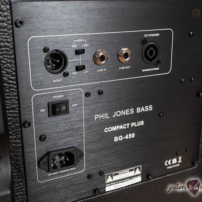 Phil Jones Bass BG-450 Suitcase Compact Plus 4x5” 300W Combo Amp w/ Cover –Black image 7