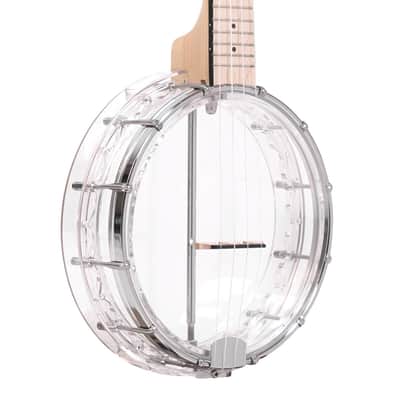 Gold Tone Little Gem (Diamond): See-Through Banjo-Ukulele with Bag image 1