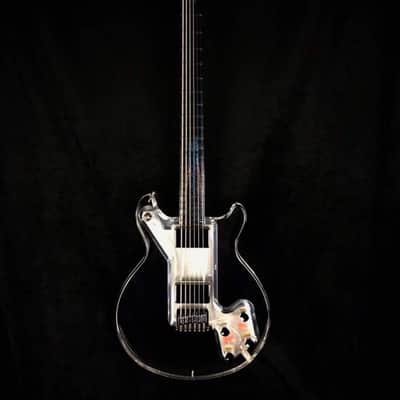 Electrical Guitar Company Aaron Turner Signature Baritone Guitar (2018) – Transparent Acrylic – 27.5” – Drop A# – w/ Original Case 2018 - Acrylic image 5