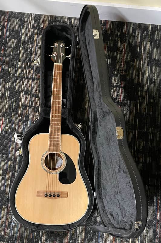 Mitchell Mitchell EZBN Super Short-Scale Acoustic-Electric Bass Guitar - Current Model - Natural image 1