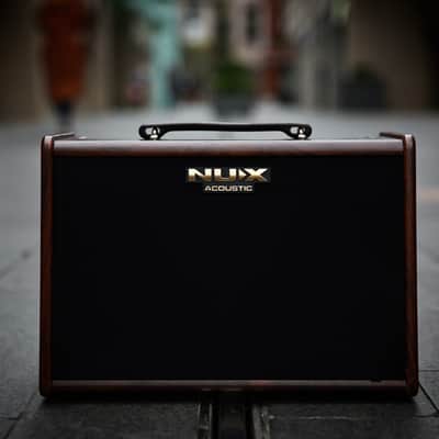 NUX SA-40  40Watt Acoustic Guitar Amplifer Portable&  Rechargeable Guitar Amp TS/AC Mic Input image 5