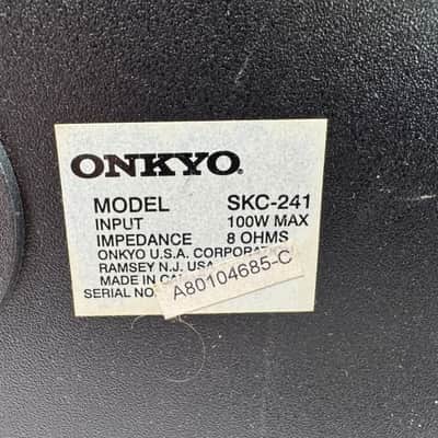 Onkyo Front Speakers SKC-241 & SKS-141 Home Theater Center Channel Audio Black image 6