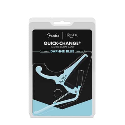 Fender x Kyser Quick-Change Electric Guitar Capo – Daphne Blue image 5