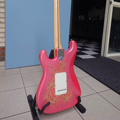 Fender Paisley Stratocaster 72 Made.in Japan 1995 - Pink Paisley image 3