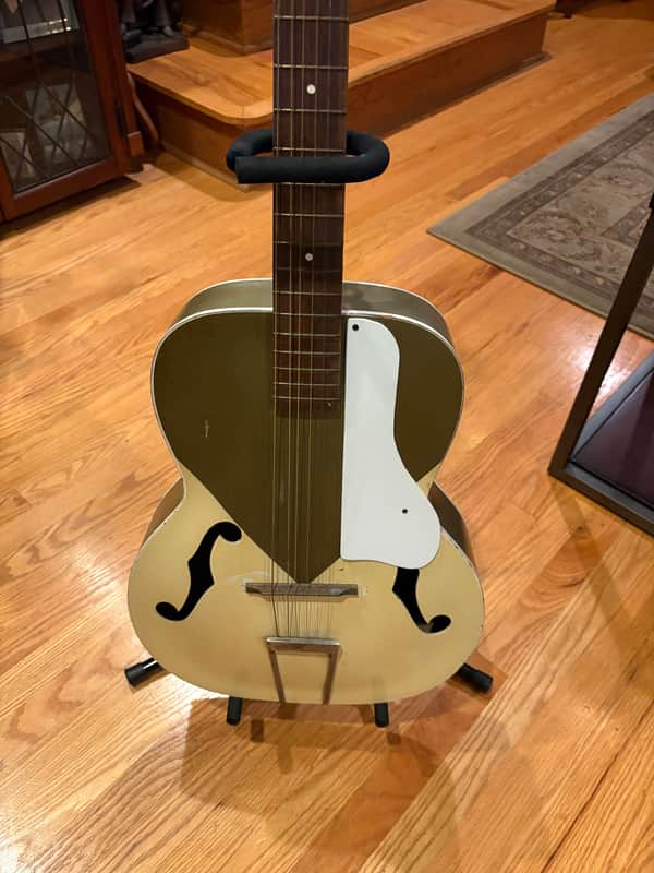 Silvertone Colorama 50’s - 60’s - Gold & Cream image 1