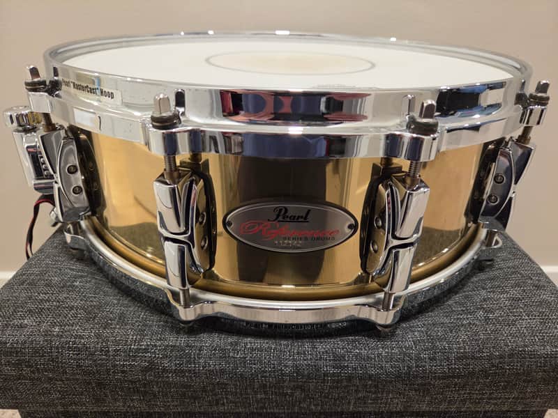 Pearl RFB1450 Reference 14x5" Rolled Brass Snare Drum 2005 - 2021 - Brass image 1