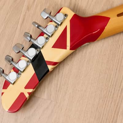 1984 Tokai Super Edition EVH Frankenstrat Vintage Striped | Reverb