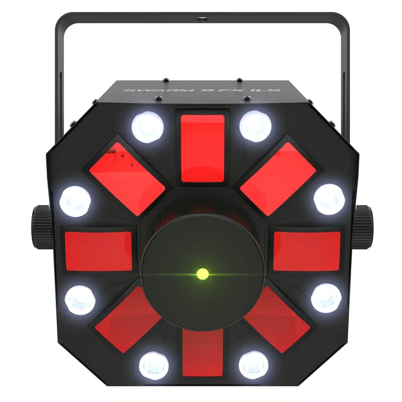 Chauvet DJ Swarm 5 FX ILS RGBAW 3-in-1 DMX LED Rotating Derby/Laser/Strobe Light image 1