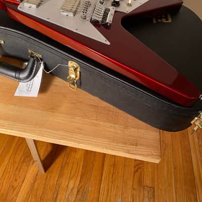 Gibson Custom Shop '67 Mahogany Flying V Reissue with Maestro Vibrola 2021 - Present - Sparkling Burgundy image 3