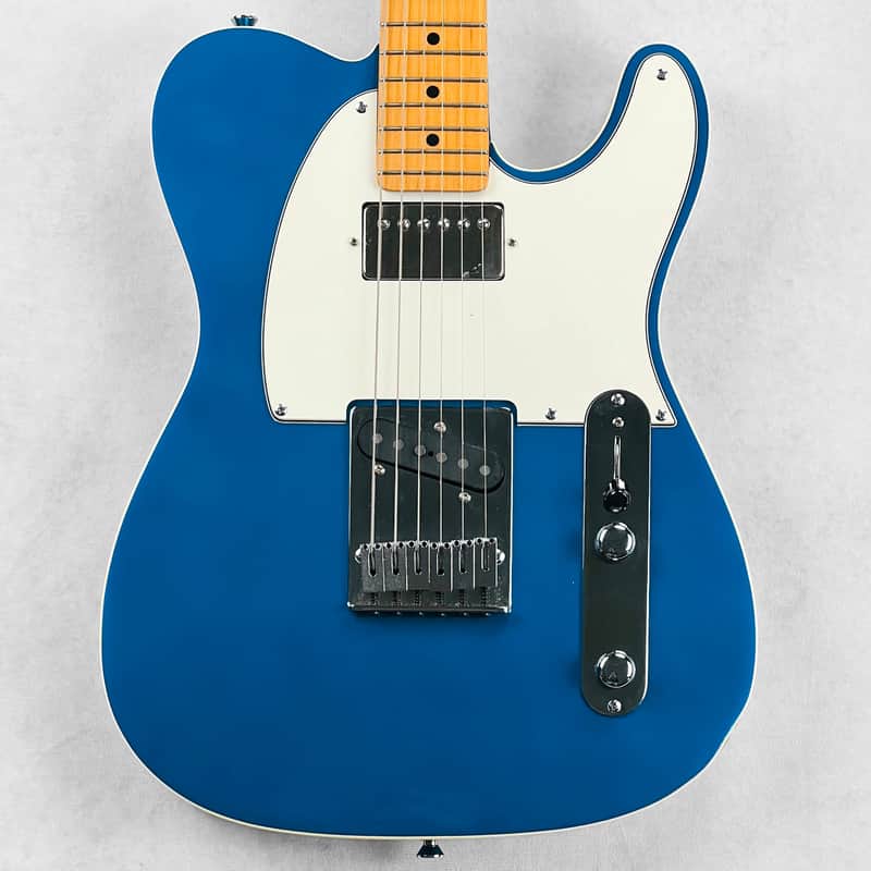 1990s ESP Ronnie Wood Signature Electric Blue