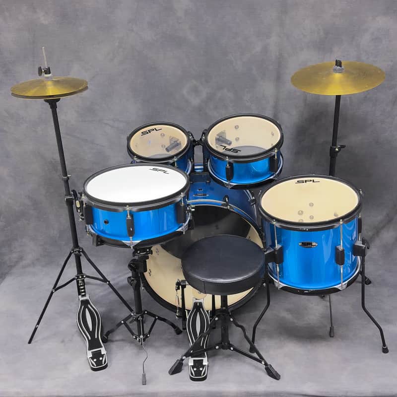 Sound Percussion Labs Junior Kicker 5-Piece Drum Set - Metallic Blue image 1