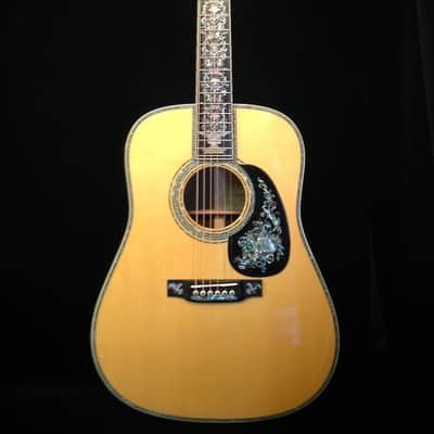 New! Brazilian D-100 Deluxe Martin Acoustic Guitar With Case image 2